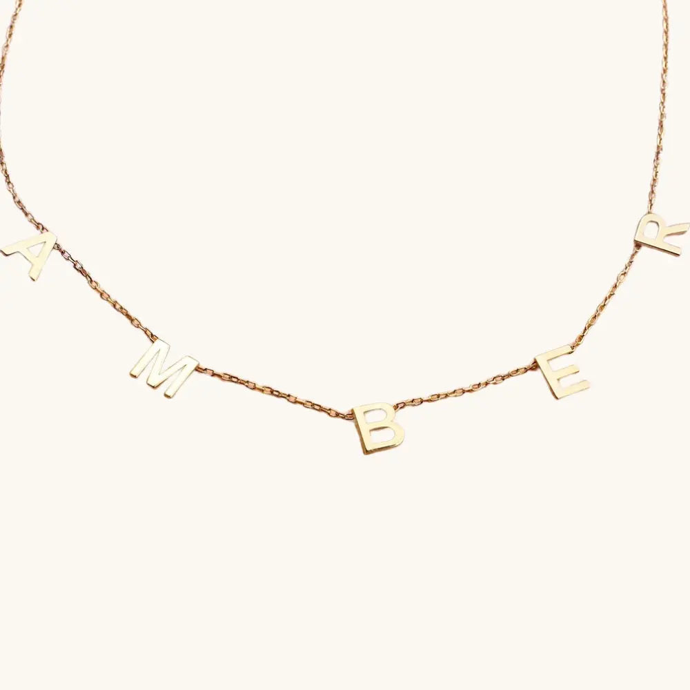 Collier prénom argent