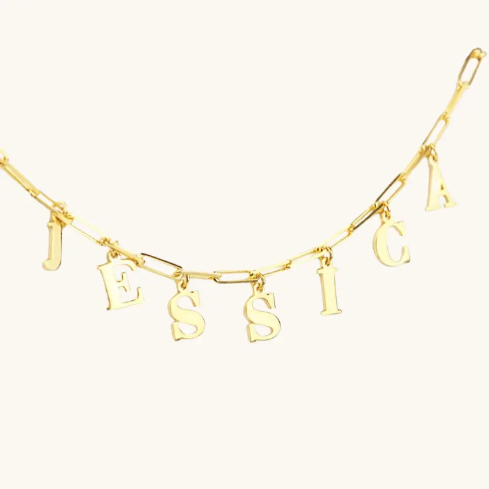 Collier prénom chaîne