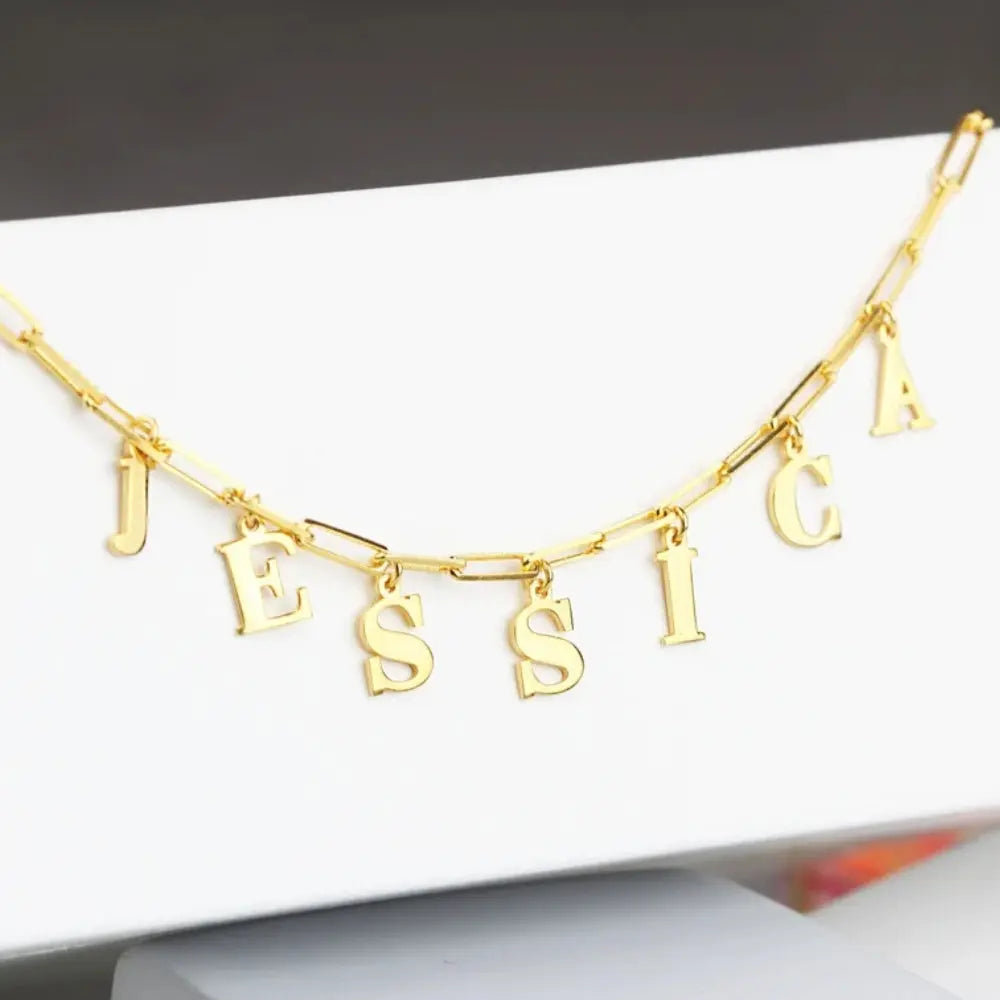Collier prénom chaîne