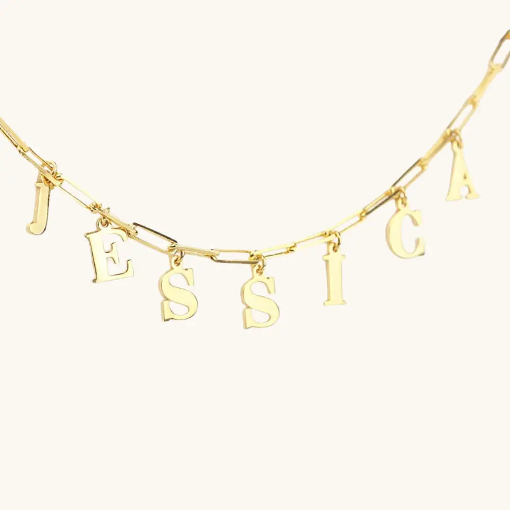 Collier prénom chaîne
