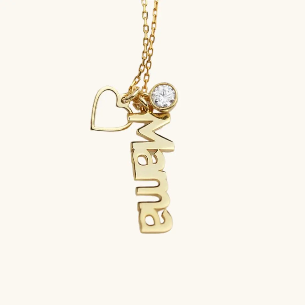 Collier prénom cœur