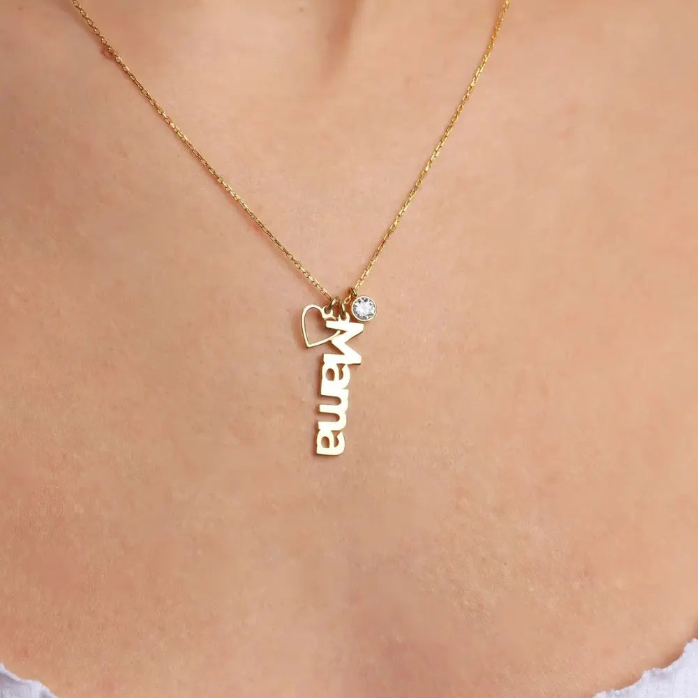 Collier prénom cœur