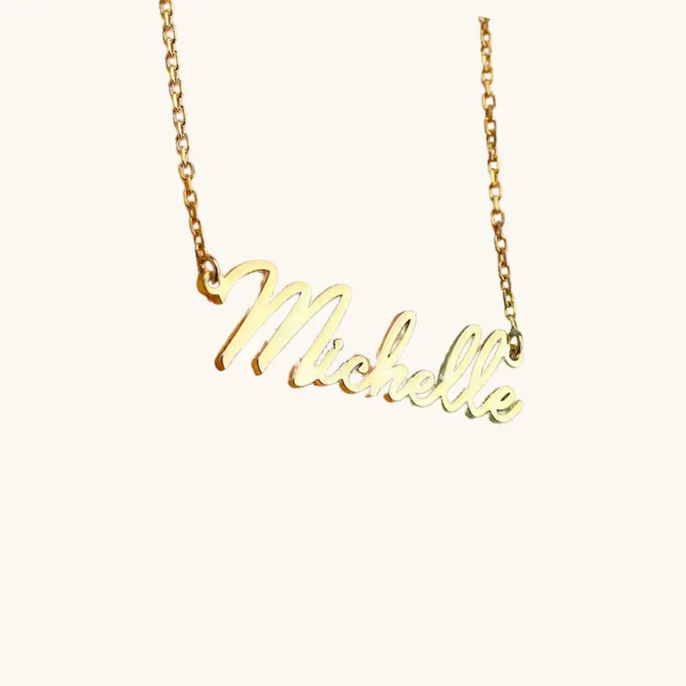 Collier prénom moderne