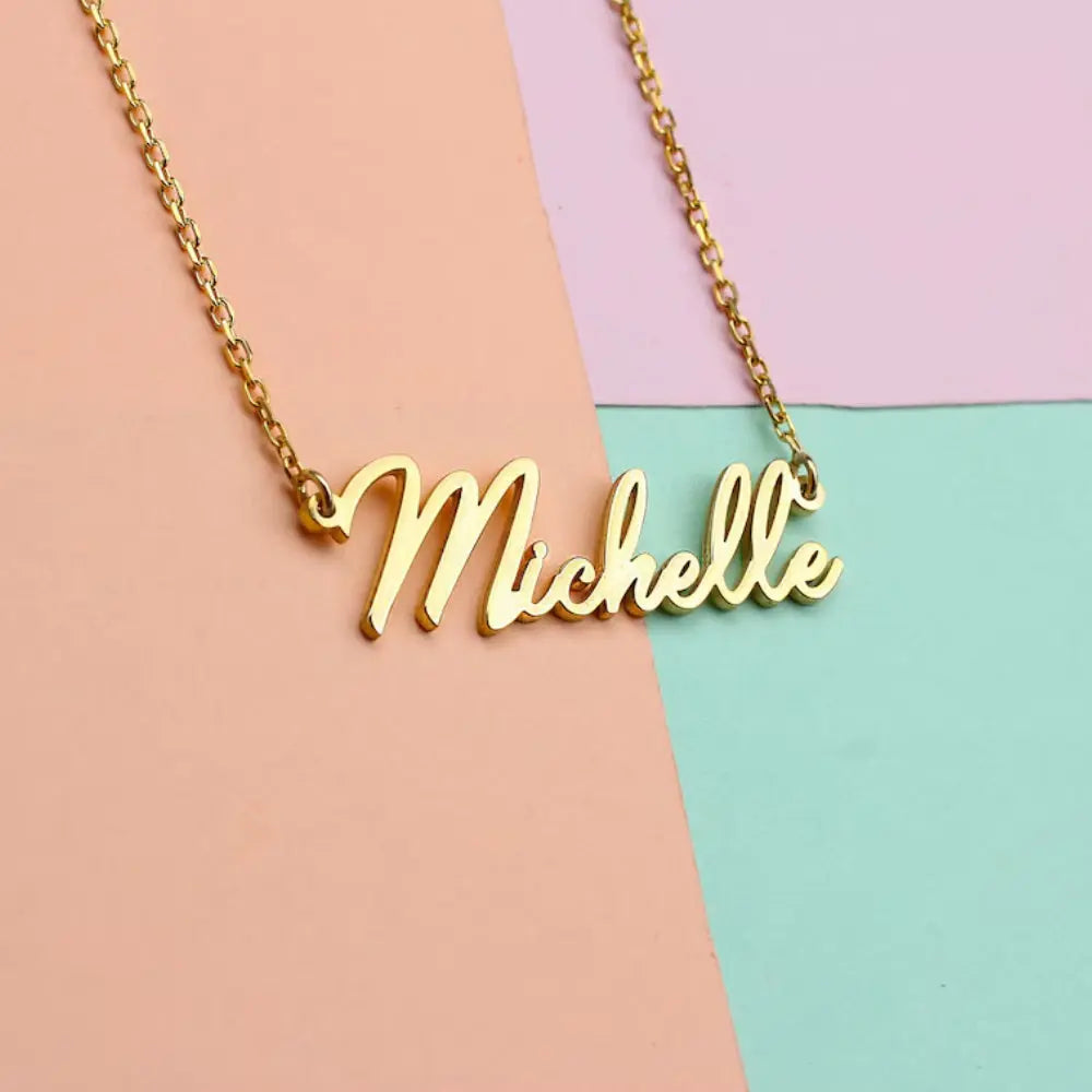 Collier prénom moderne