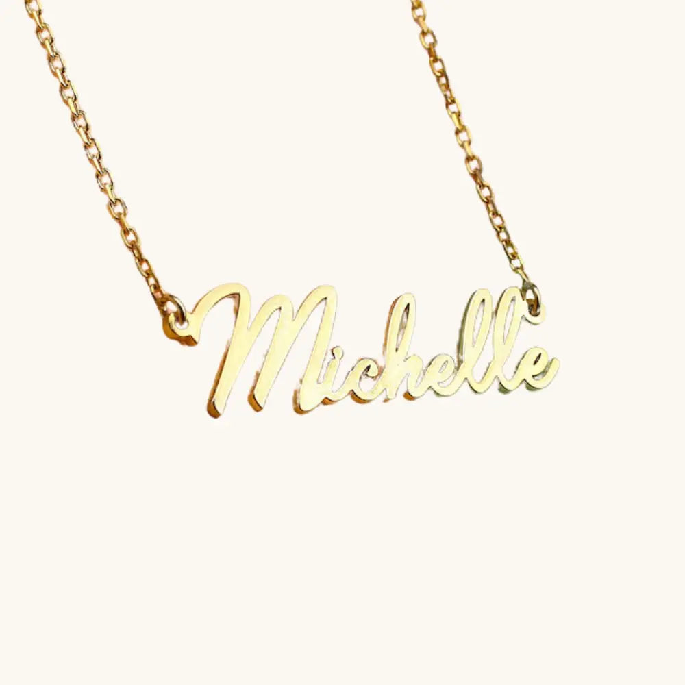 Collier prénom moderne