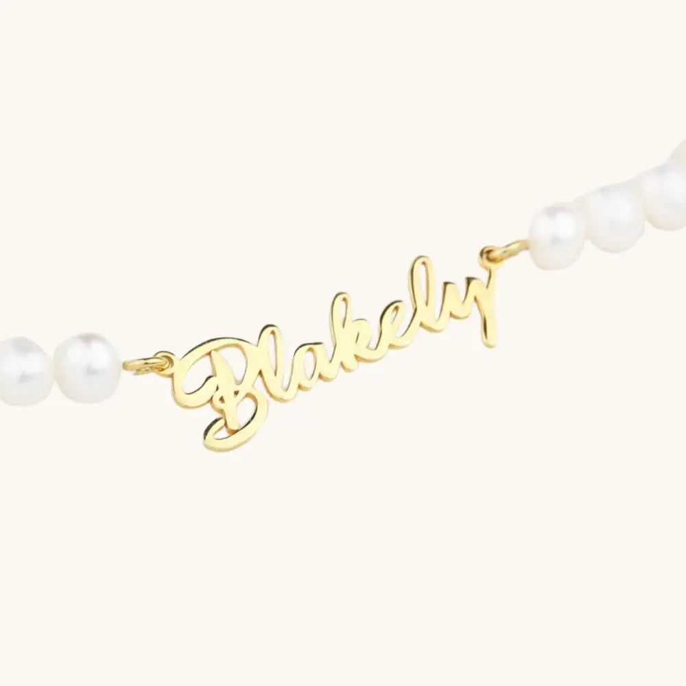 Collier prénom de perles