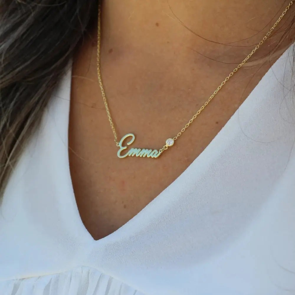 Collier prénom pierre
