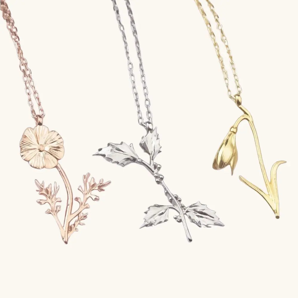Collier fleurs