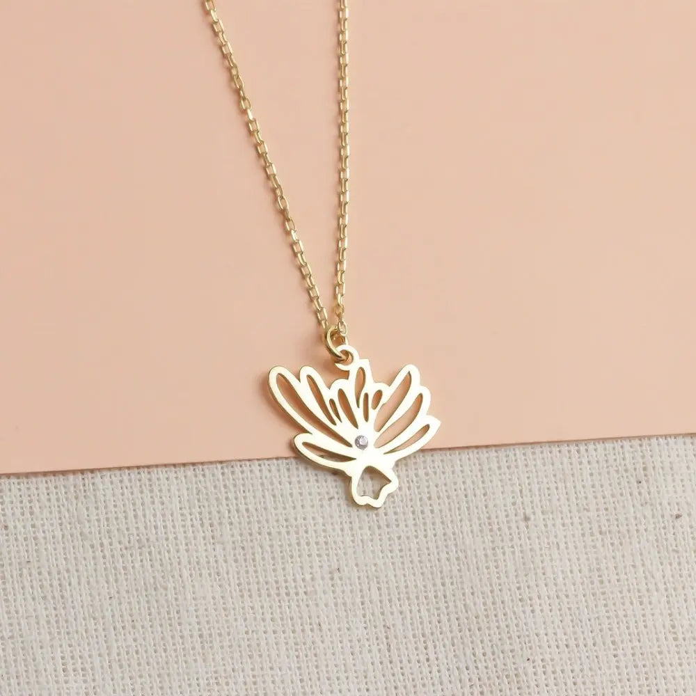 Collier fleurs de mois