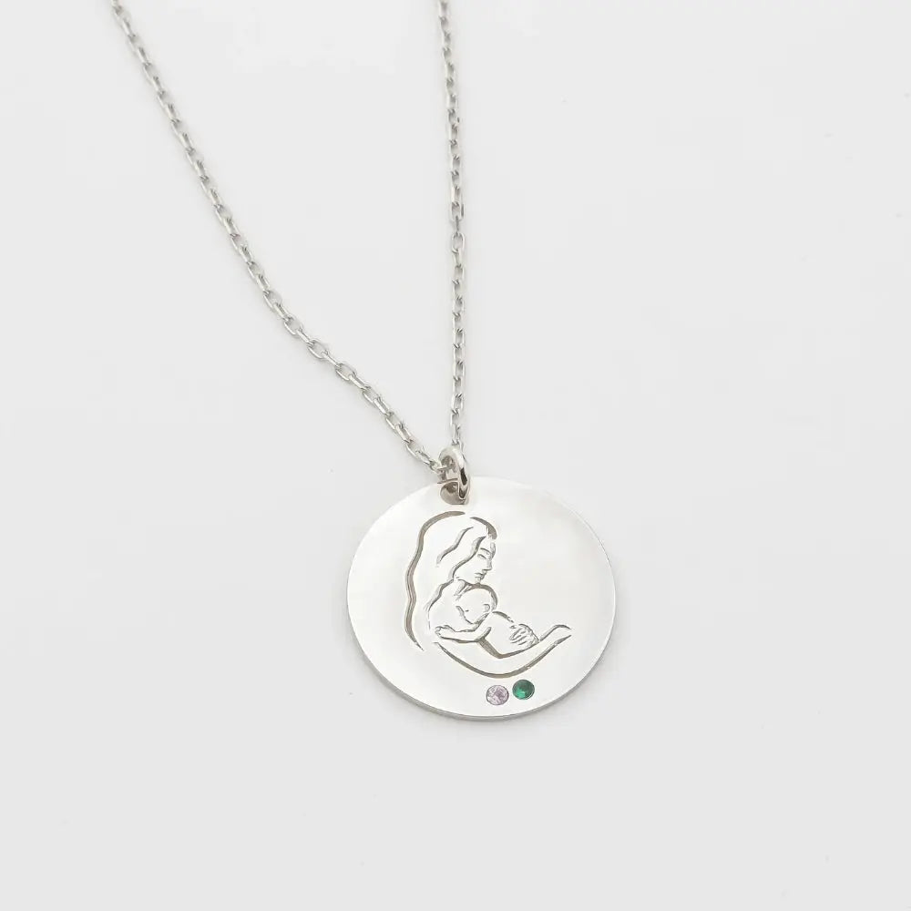 Pendentif naissance pour maman