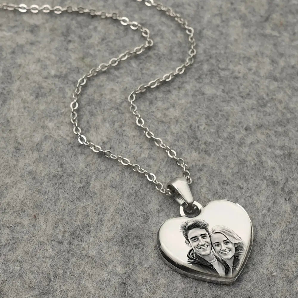 Pendentif photo personnalisé