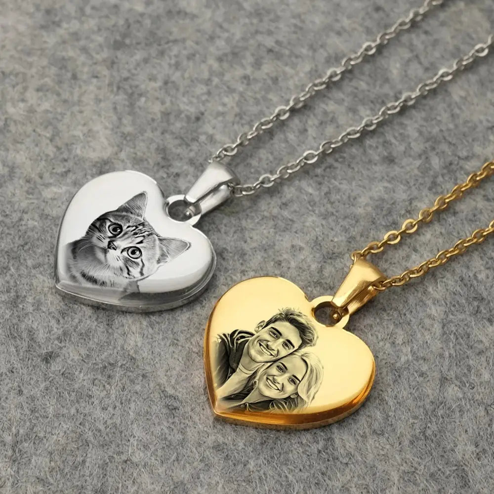 Pendentif photo personnalisé