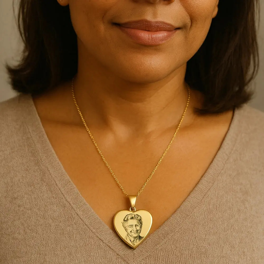 Pendentif photo personnalisé