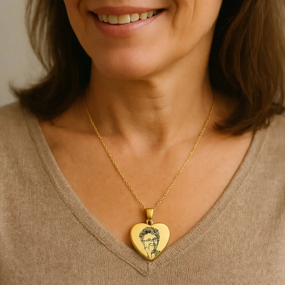 Pendentif photo personnalisé