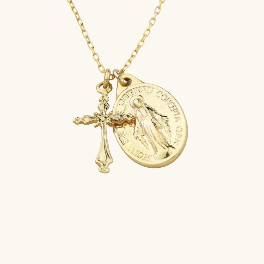 Pendentif Vierge Marie et Jésus