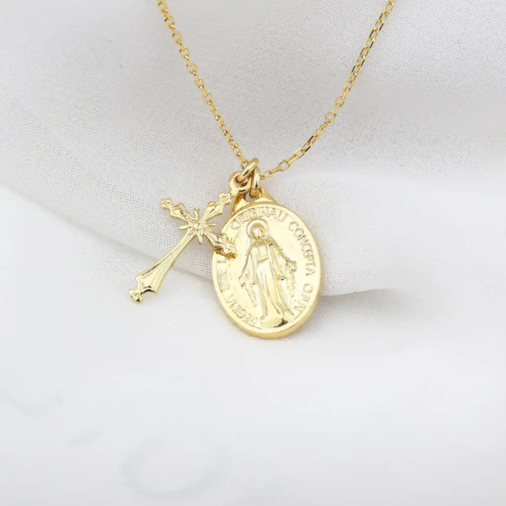 Pendentif Vierge Marie et Jésus