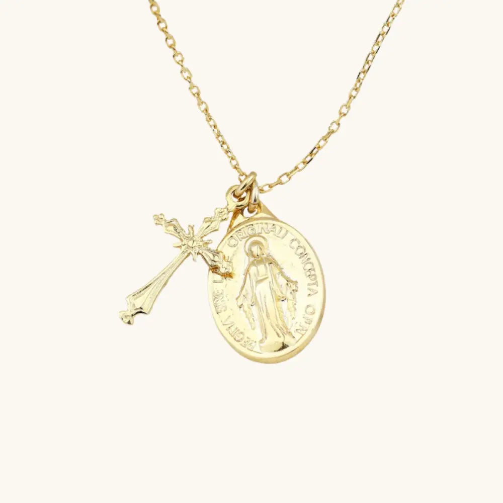 Pendentif Vierge Marie et Jésus