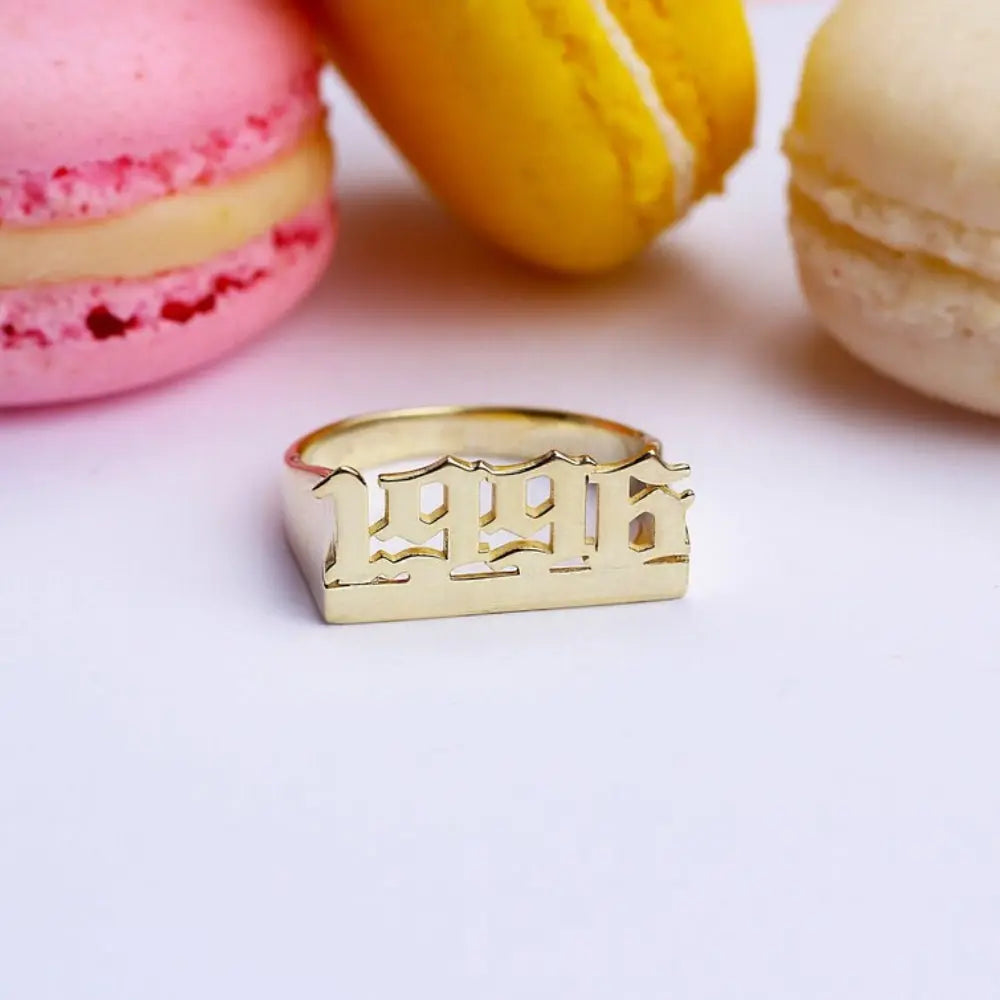 Bague date personnalisée