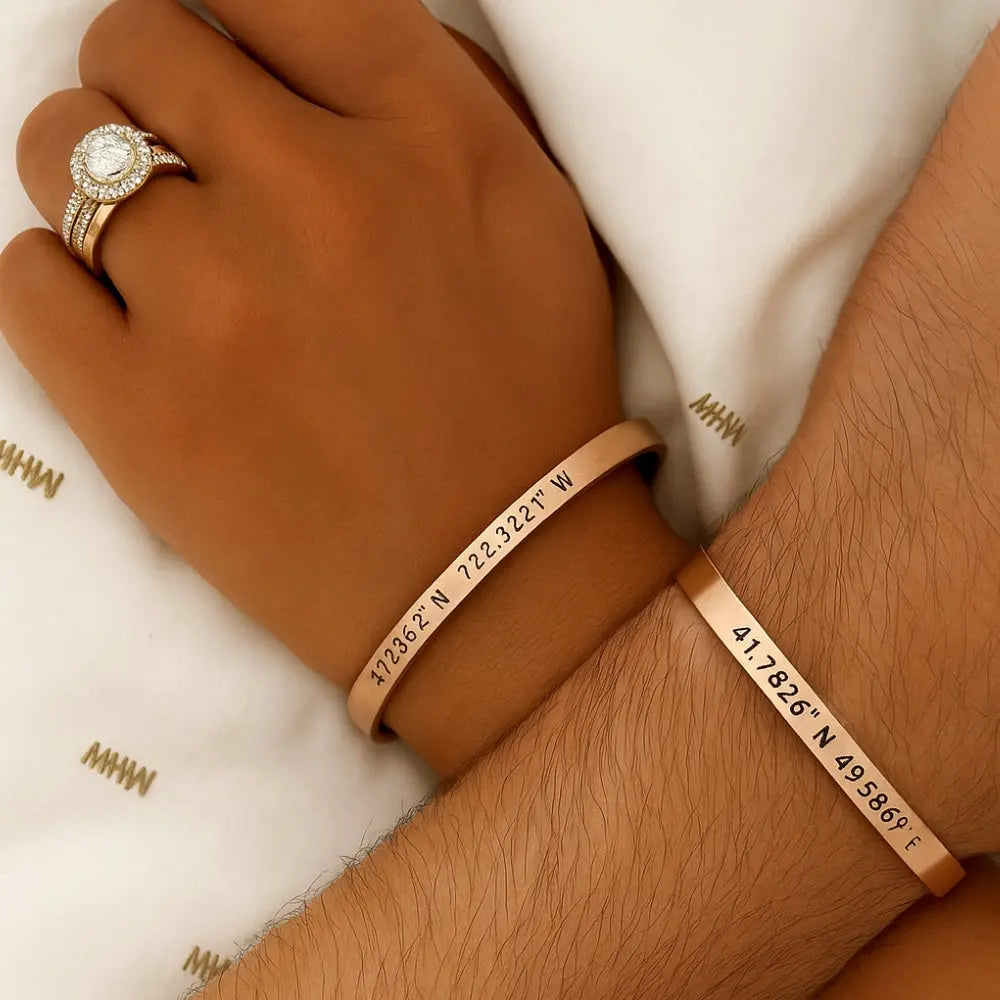 Bracelet message personnalisé 