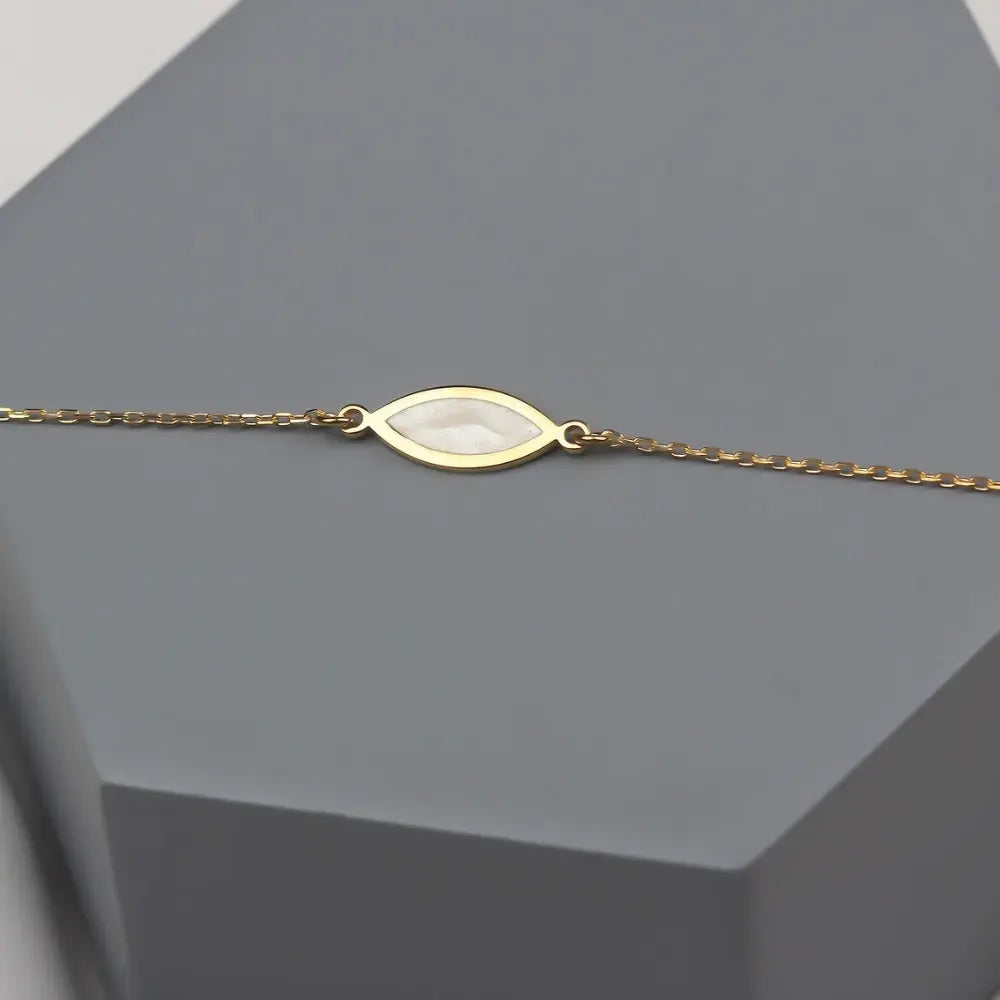 Bracelet nacre blanc 