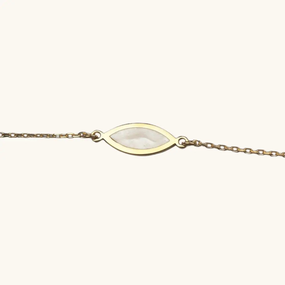 Bracelet nacre blanc 