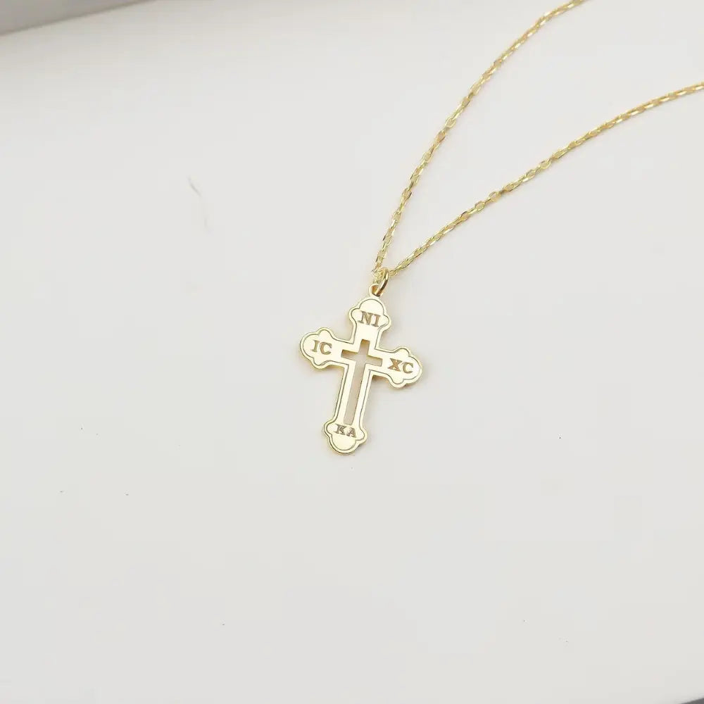 Collier croix argent 