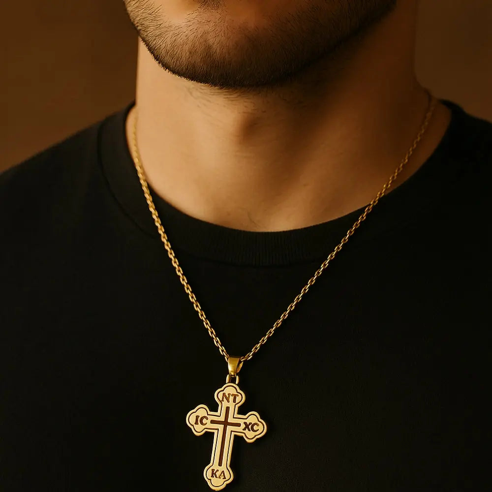 Collier croix argent 