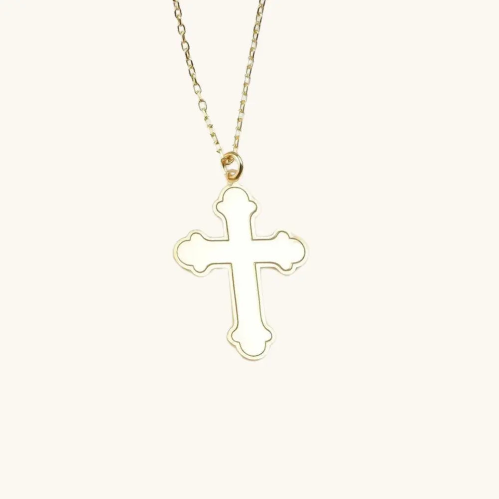 Collier croix religieux