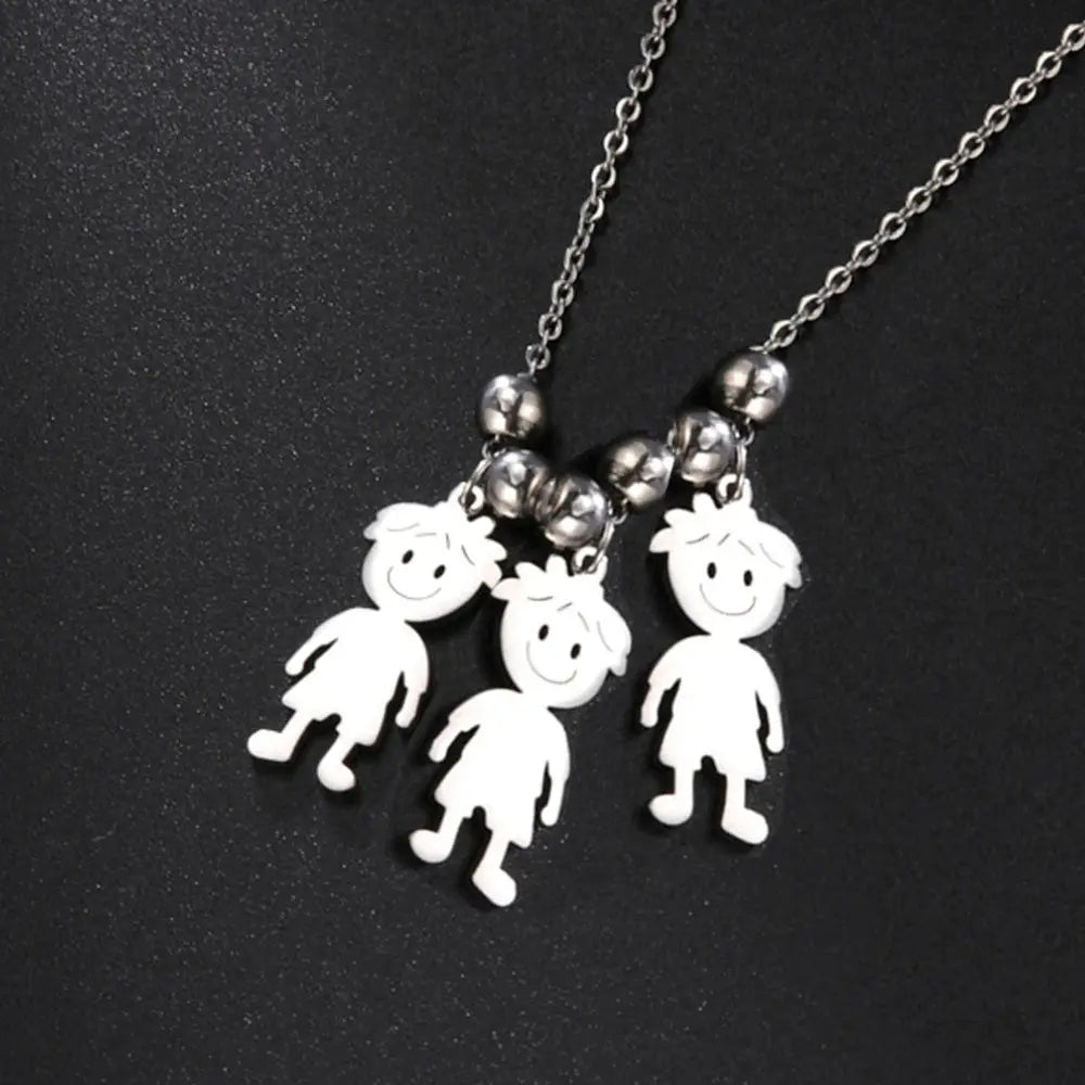 Collier famille personnalisé 