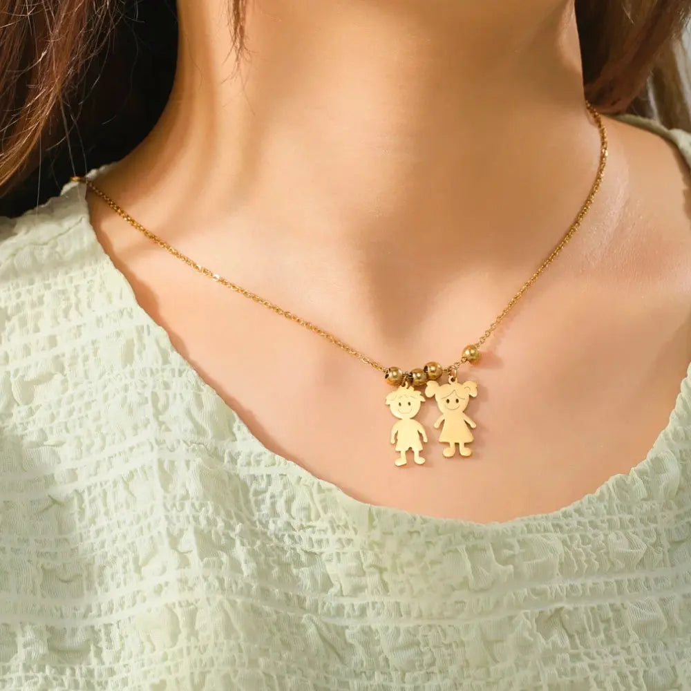 Collier famille personnalisé 