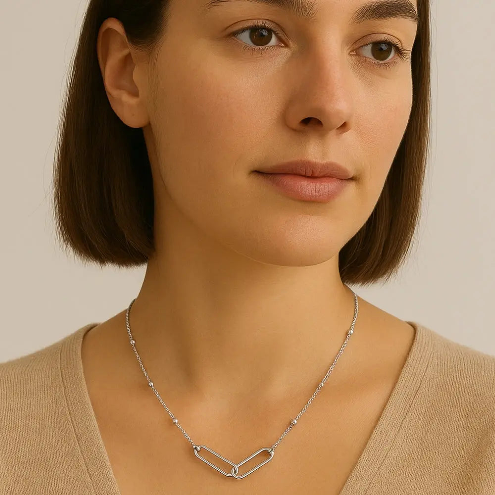 Collier infini argent 