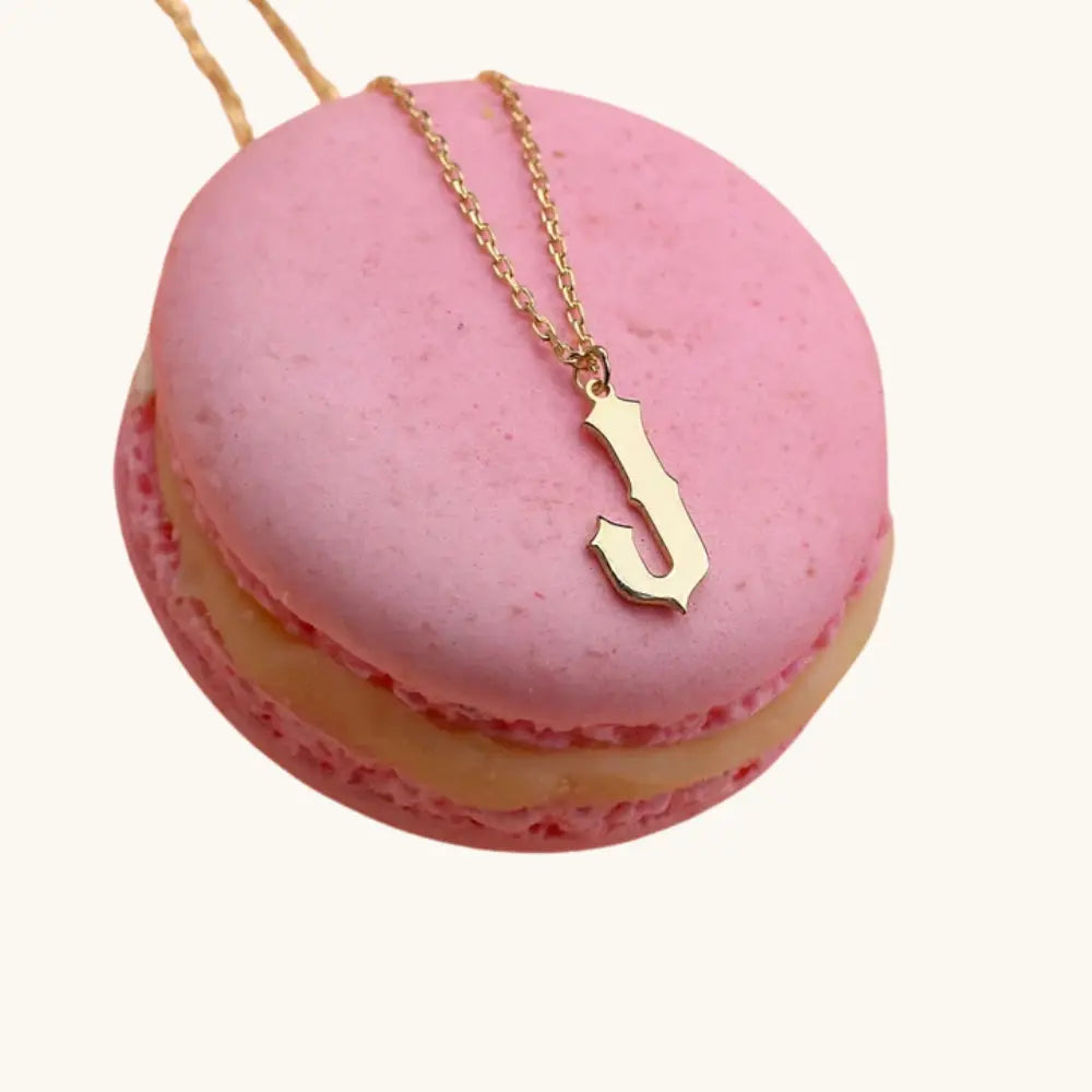 Collier initiale personnalisé 
