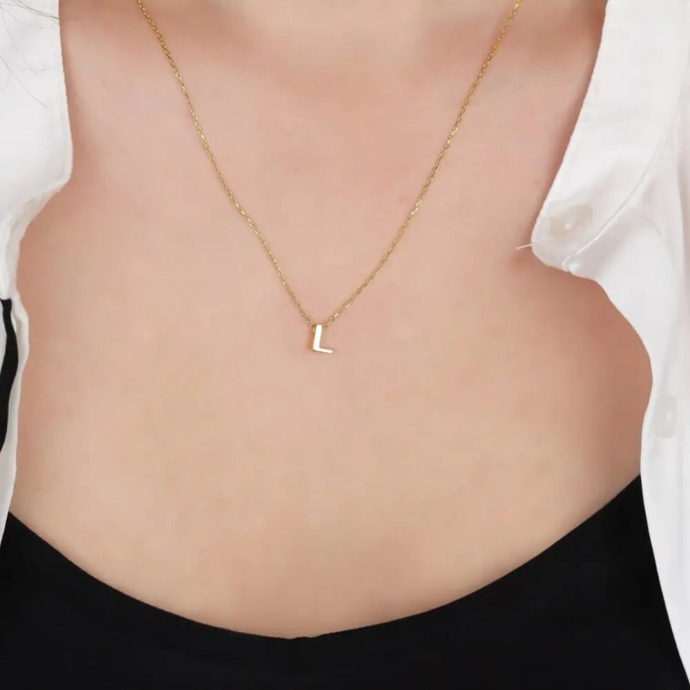 Collier lettre 