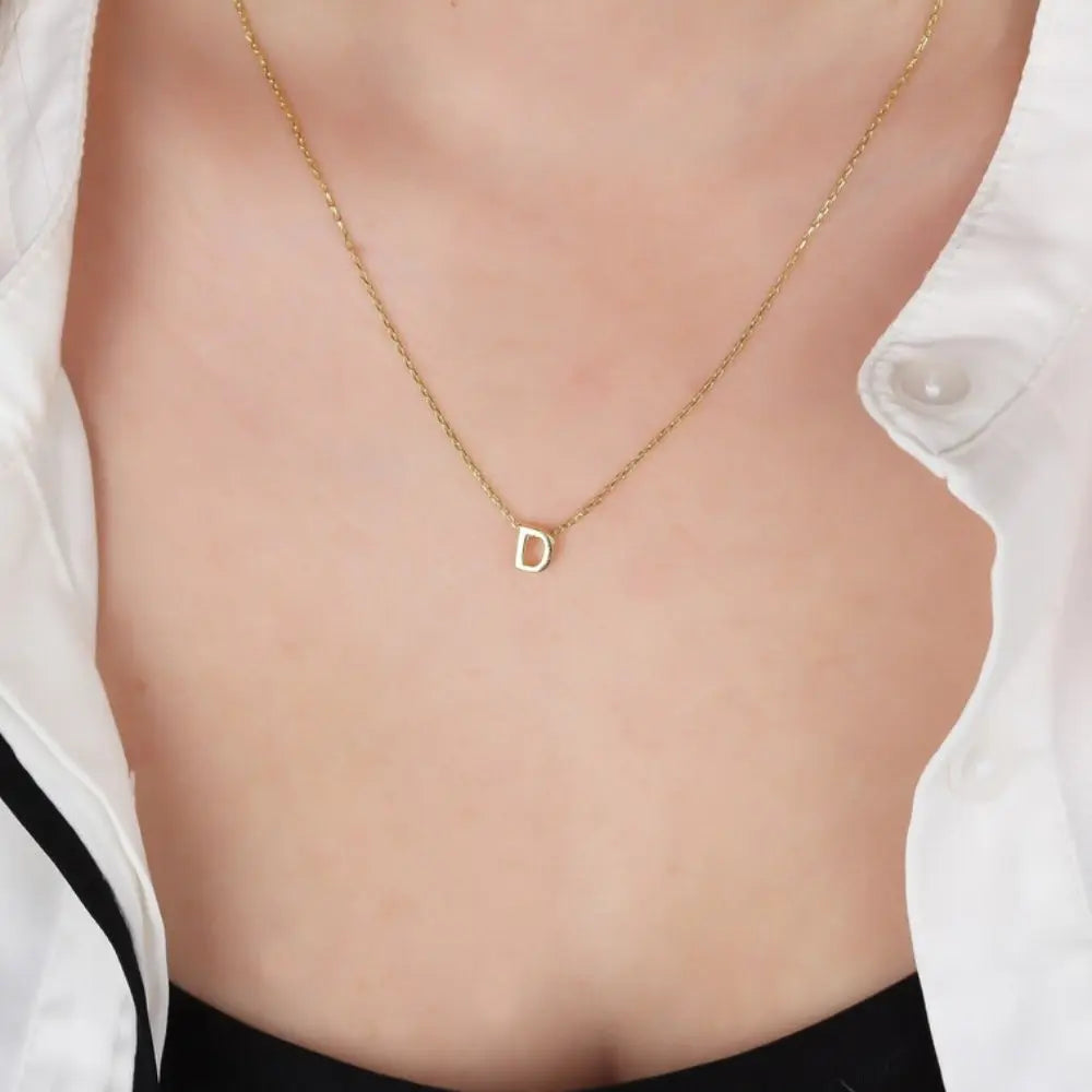Collier lettre 