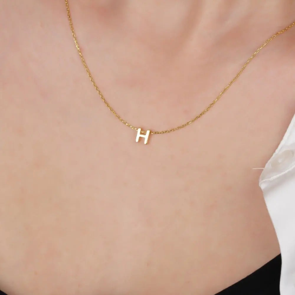 Collier lettre 