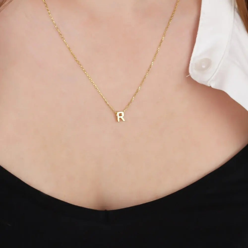 Collier lettre 
