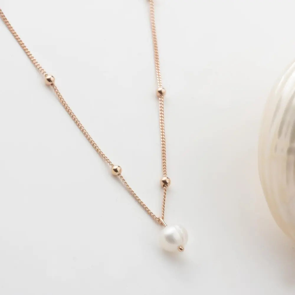Collier perles argent 925 