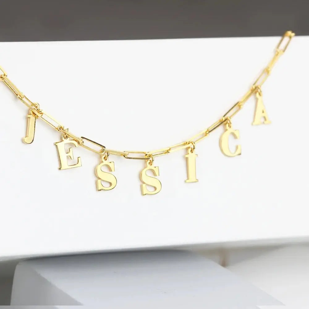 Collier prénom chaîne 