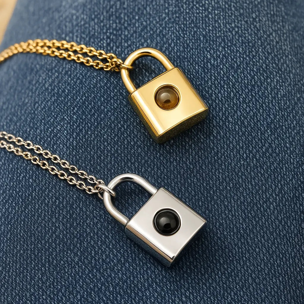 Collier projection photo homme 