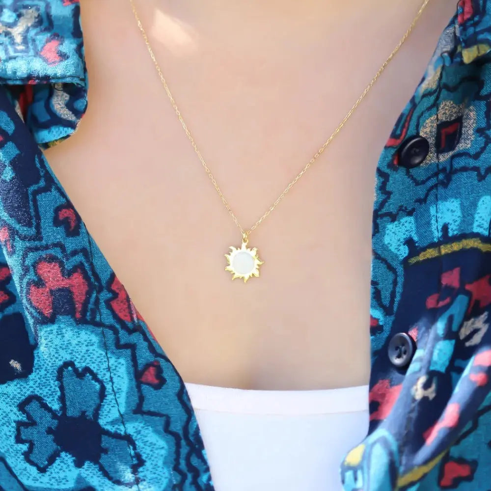 Collier Soleil Argent 