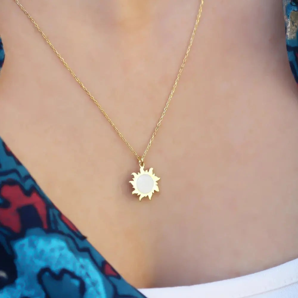 Collier Soleil Argent 