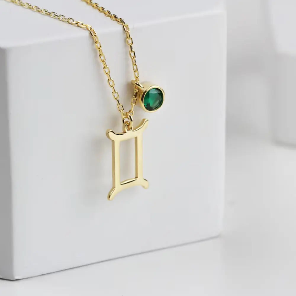 Collier Zodiaque pierre de naissance 
