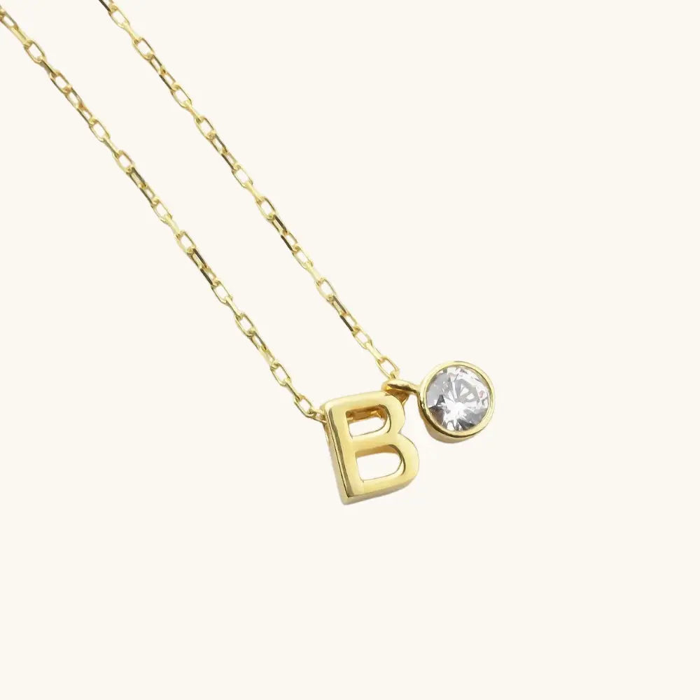 Pendentif initial argent 